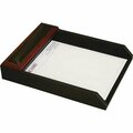 Dacasso Letter Tray, 13-3/5inx10-3/5inx2-1/2in, RWD/BK DACA8001